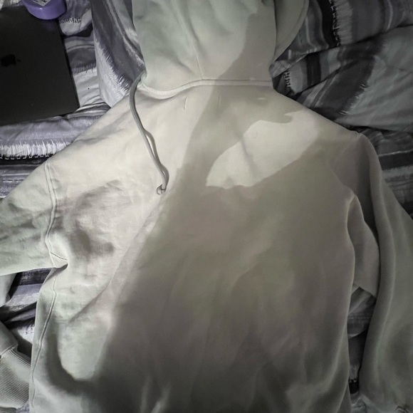 TNA zip up sweater in sage green - Picture 5 of 5